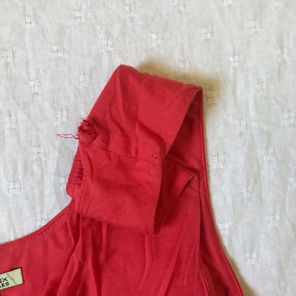 Bordeaux Los Angeles Double Layer Red Tank Top M - Picture 5 of 5